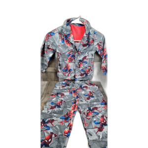 Marvel Spiderman kids 2 piece Pj set pants and top sleepwear size 6